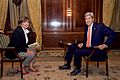 Secretary Kerry Sits Down for Interview With CNN Chief International Correspondent Amanpour After EU, P5+1 Reached Nuclear Agreement With Iran in Vienna (19695778891)