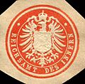 Siegelmarke Reichsamt des Innern W0204905