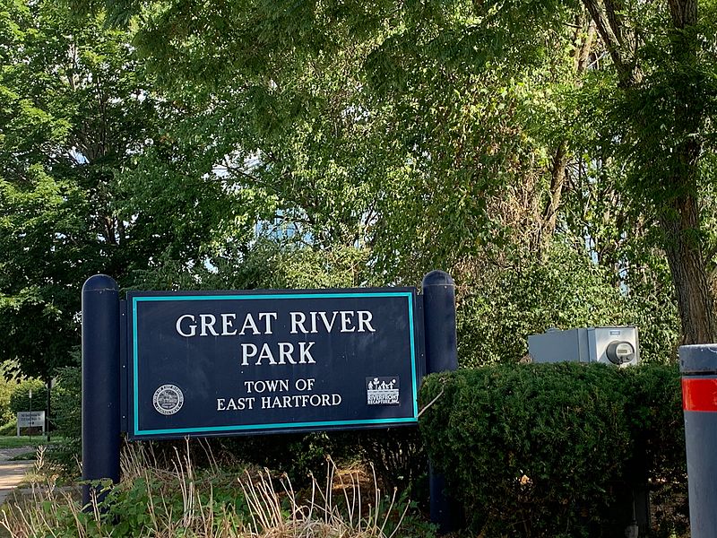 Image Sign for Great River Park, East Hartford, Connecticut