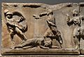 Slab of the Amazonomachy frieze from the Mausoleum at Halikarnassos, Mausoleum at Halicarnassus, British Museum (17333851139)