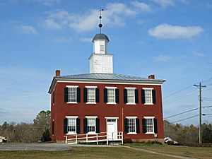 The Somerville Courthouse was built in 1837 in the Federal style. It served as the county courthouse for Morgan County until the county seat was moved from Somerville to Decatur in 1891. It was listed on the National Register of Historic Places on March 24, 1972.