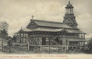 StateLibQld 2 67534 Range Convent School at Rockhampton, ca. 1907