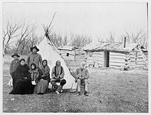Teepee-logcabin