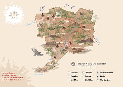 The Malt Whisky Trail Map