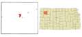 Thomas County Kansas Incorporated and Unincorporated areas Colby Highlighted