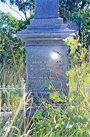 Thursday Island Cemetery - Grave of the Hon. John Douglas (2001)