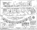 Tontine Crescent, Boston, Massachusetts - Elevation and Plan