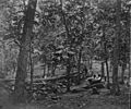 Union breastworks Culp's Hill Gettysburg