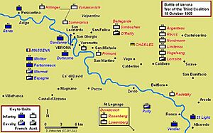 Verona Battle Map 1805
