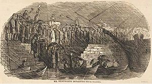 Wentworth leaving Sydney 1854