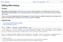 Wikitext-wiki markup-wikipedia