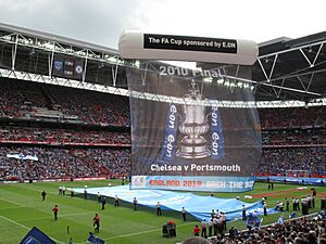 2010 FA Cup Final banner