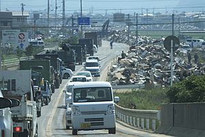2018-07-14 Floods of Mabi, Kurashiki City 倉敷市真備 平成30年7月豪雨被害 DSCF3676☆彡