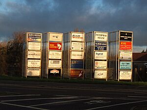 Advertising hoarding at Cheney Manor - geograph.org.uk - 304264