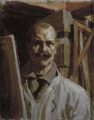 Akseli Gallen-Kallela - Self-Portrait for the Uffizi Gallery