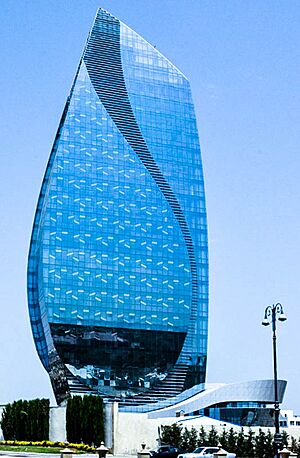 Azersu Tower in 2016