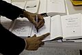 Barack Obama signs copies of The Audacity of Hope 2-9-09