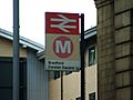 Bradford Forster Square station sign