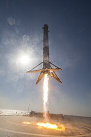 CRS-8 first stage landing (25790039543)