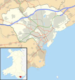 Caerau is located in Cardiff