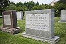 Gravesite of Justice Warren Burger at Arlington National Cemetery in Arlington, Virginia