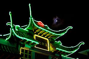 Chinatown Los Angeles neon