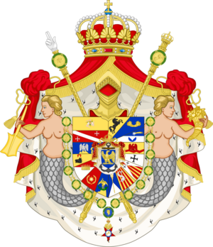 Coat of Arms of the Kingdom of Naples (1808)