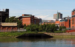 Confluence of the Blackstaff and River Lagan - geograph.org.uk - 1337388