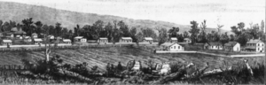 Coranderrk Aboriginal Station, 1889 sketch
