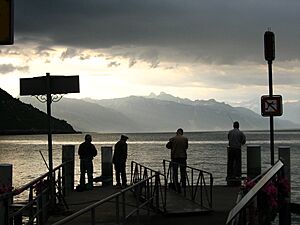 Cully fishing wharf