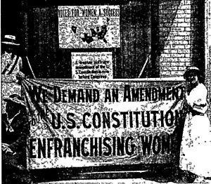 Delaware Headquarters of the Congressional Union, August 8, 1914