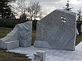 Devlet Mezarlığı Atatürk’ün Samsun’a çıkışını ifade eden bir kaya