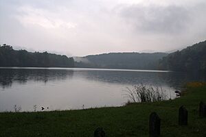 Douthat Lake Douthat State Park Virginia USA