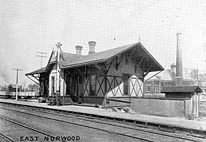 East Norwood Passenger Train Station Norwood Ohio Near Forest Avenue And Harris Avenue 1894