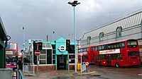 Edgware bus station, London, 18 June 2011