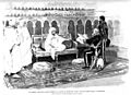 El general Martínez Campos leyendo al sultán las bases del nuevo tratado entre España y Marruecos, de Simonet