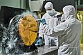 Engineers Clean JWST Secondary Reflector with Carbon Dioxide Snow