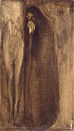 Eugène Carrière, Vierge au pied de la Croix