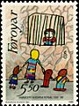 Faroe stamp 132 amnesty international