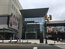 Fashion District Philadelphia entrance at 9th Street and Market Street