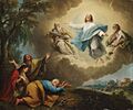 Francesco Zuccarelli Landschaft mit Verklärung Christi