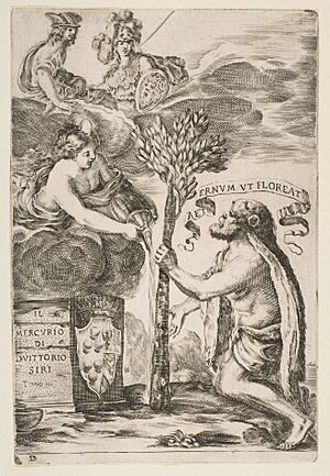 Frontispiece for Il Mercurio, III- Hercules Planting His Club MET DP818077