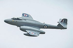 Gloster Meteor Centenary of Military Aviation 2014 (cropped)