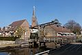Hillegom, ophaalbrug met de toren van de Maartenskerk RM22136 foto5 2017-04-09 16.06