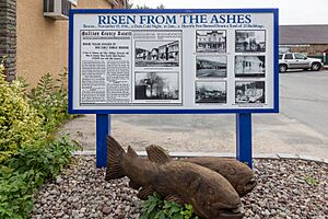 Historical marker in Roscoe, New York