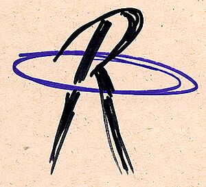 Houston rockets logo original rough sketch by Rafael Esquer 2002