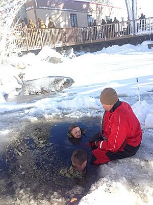 Hypothermia Training, Marine Mountain Warfare Center, California USA