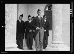 Iraq. (Mesopotamia). Celebration of Iraq becoming member of the League of Nations, Oct. 6, 1932. Baghdad. His late Majesty King Feisal. At the Royal Palace