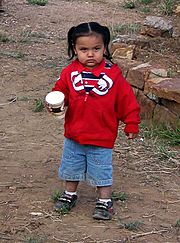Young Jicarilla Apache boy, 2009