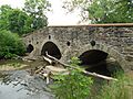 Johns burnt mill bridge from upstream